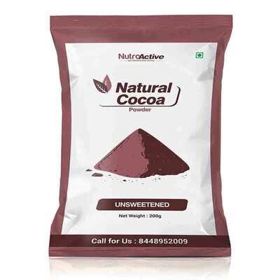 NutroActive Natural Cocoa Powder Unsweetened 150 gm