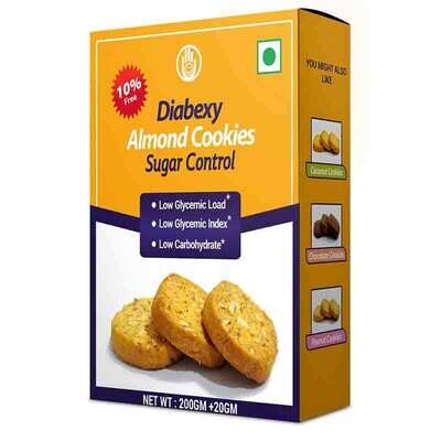 Diabexy Almond Cookies Sugar Control for Diabetes - 200g