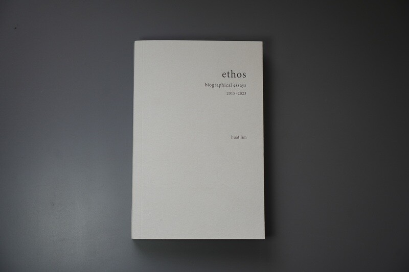 ethos, biographical essays