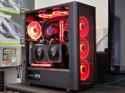 Jacobs Red Themed PC (i7 13700F + RTX 4070)