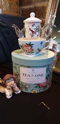 Tea For One Blue Floral Collection