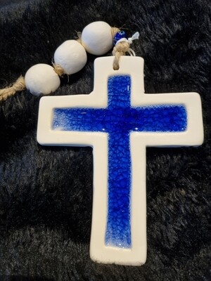 Ceramic cross with Sapphire cross insert