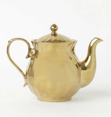 Gold Tea Pot