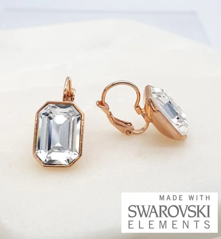 Swaroski Crystal Clear Gold