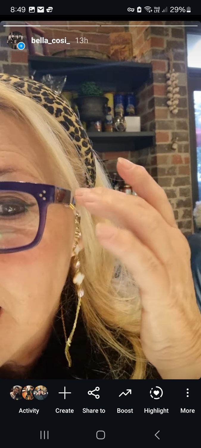 Gold Bling Glasses Chain