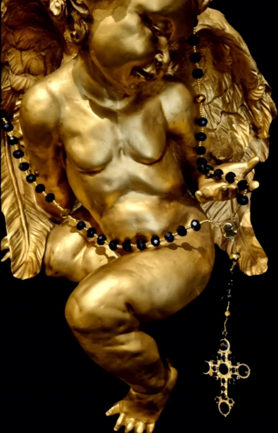 Black &amp; Gold Rosary