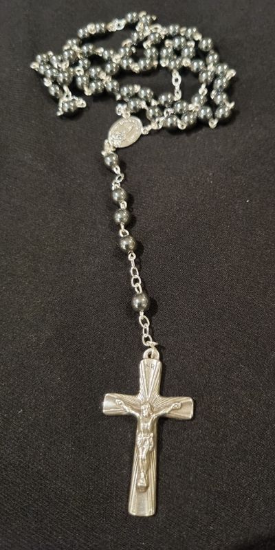 Haematite Rosary from Fatima 6mm