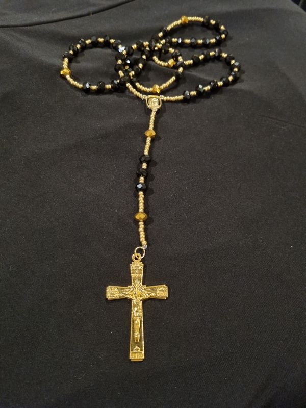 Black and Gold Rosary