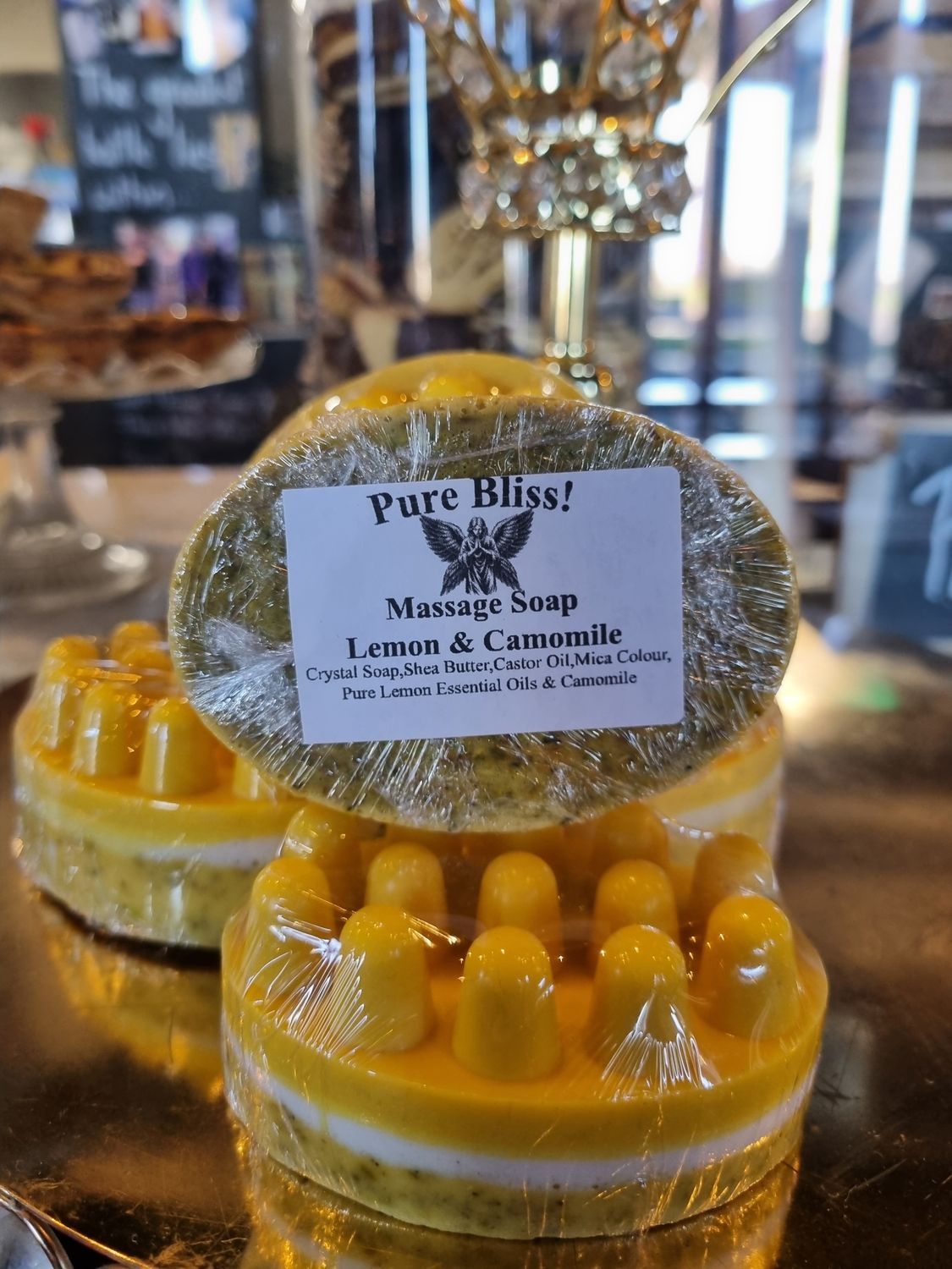 Pure Bliss Massage Soaps Lemon &amp; Camomile