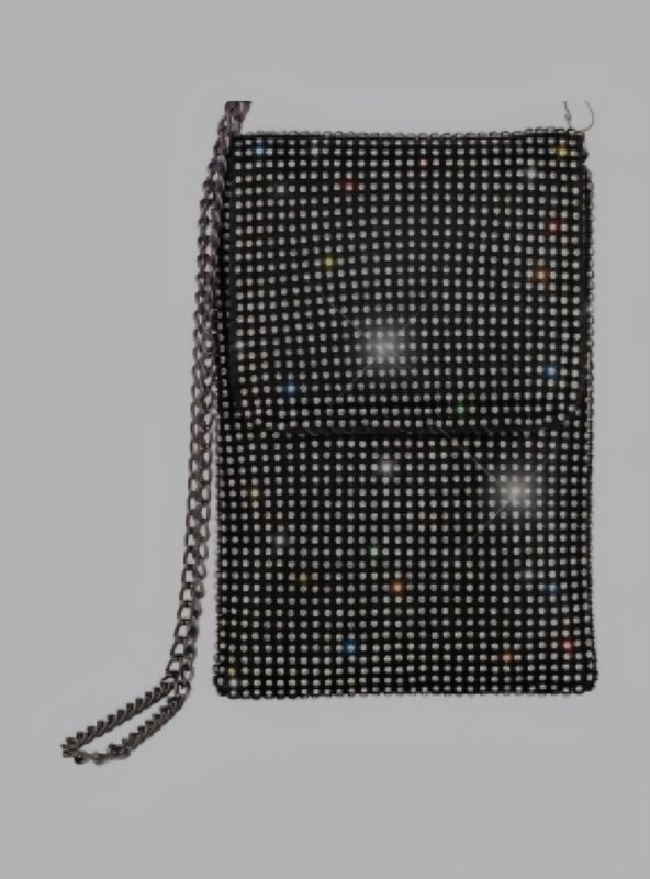 Bling Mesh Should Bag Black