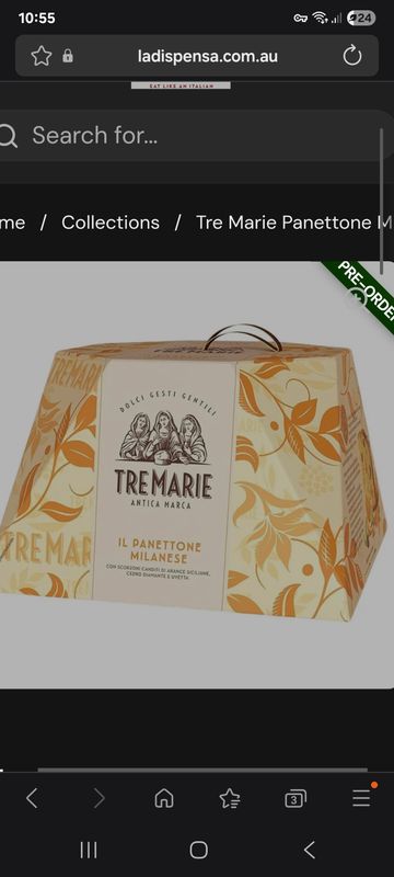 TRE MAREE PANETTONE  1Kilo