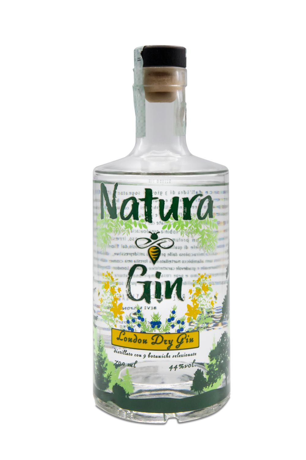 Natura Gin - Nuova bottiglia plastic free da 700ml