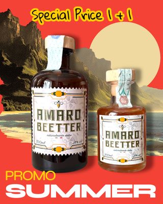 PROMO SUMMER AMARO BEETTER 1 + 1 (50cl + 20cl)