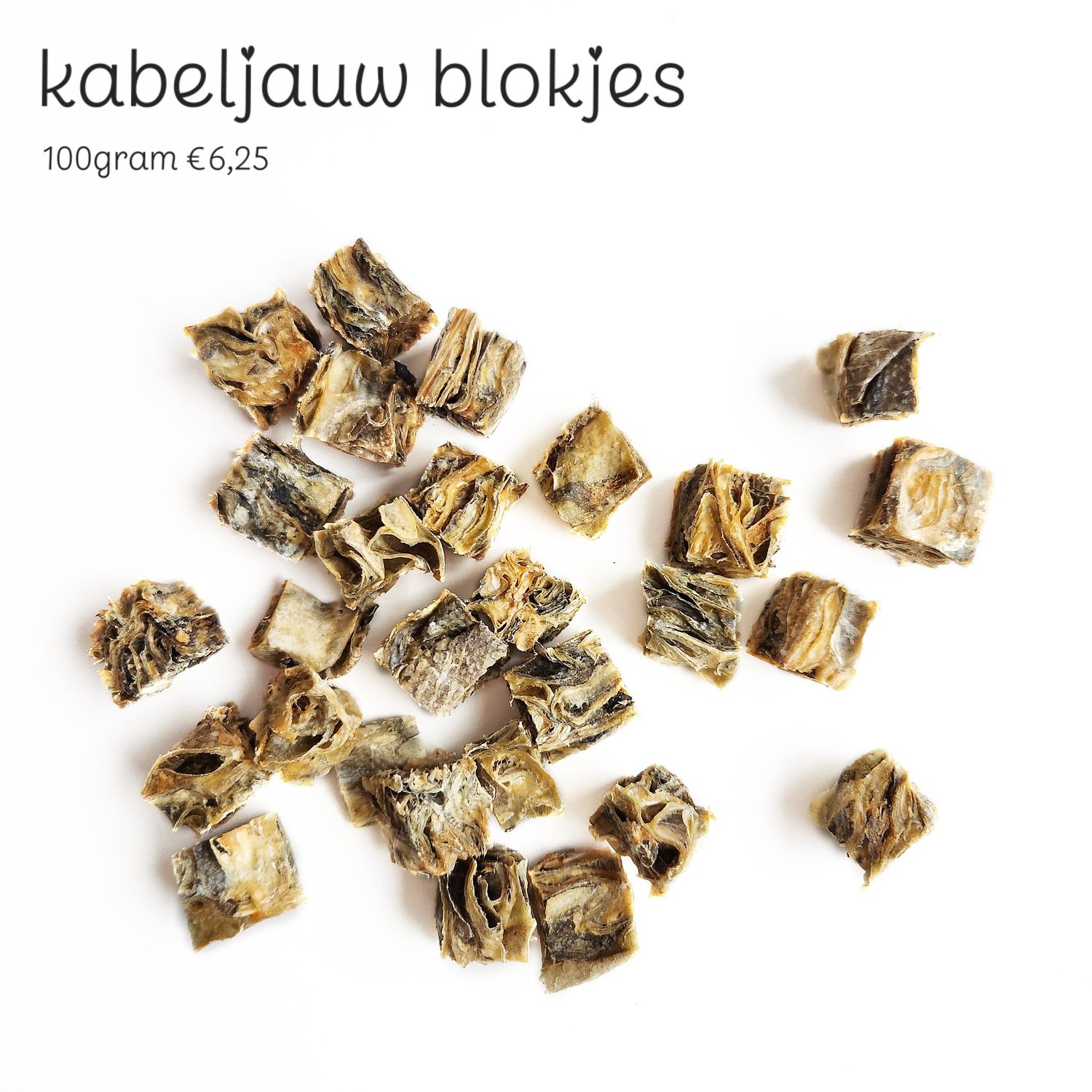 Kabeljauw blokjes