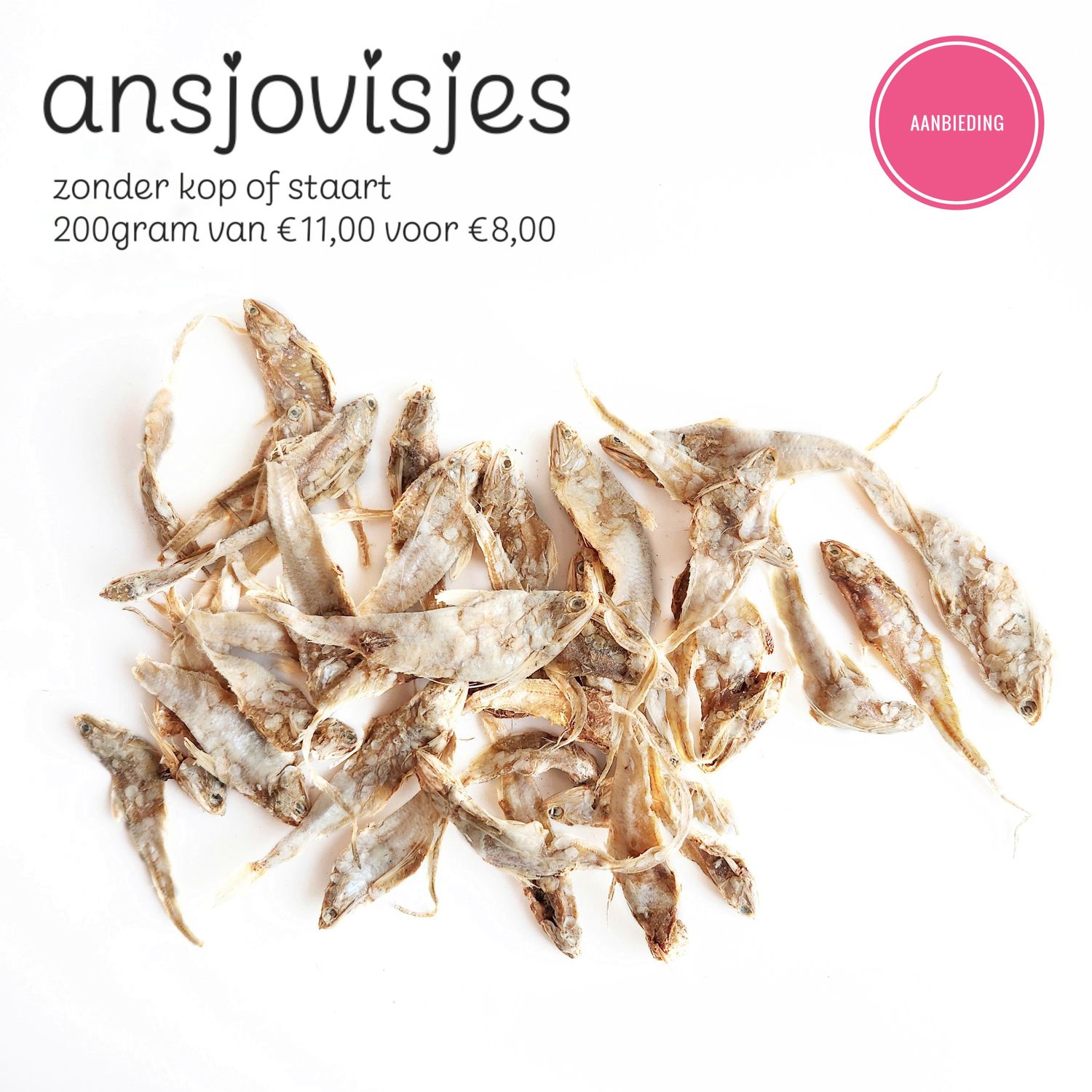 ansjovisjes (zonder kop of staart) * actie *