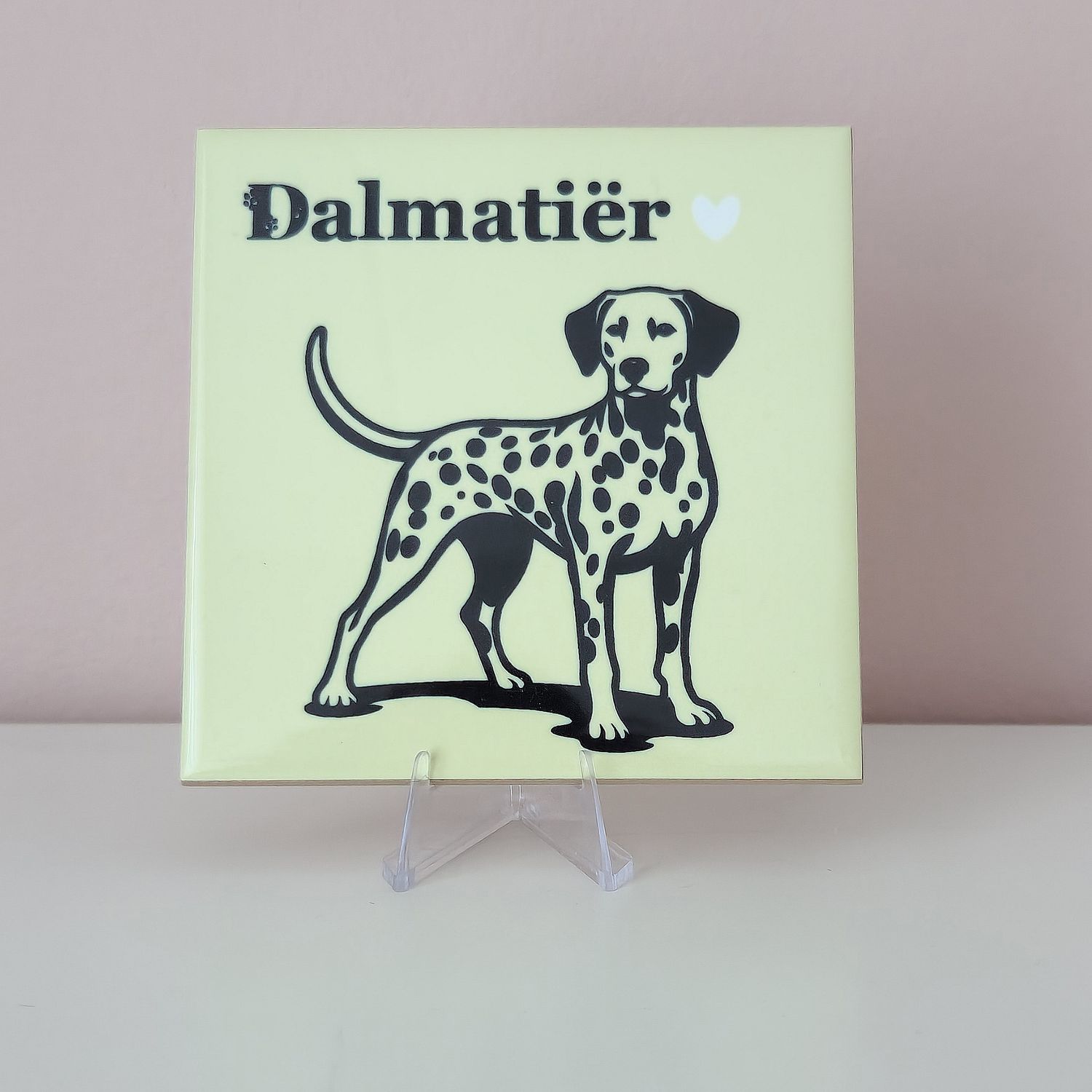 tegeltje Dalmatiër