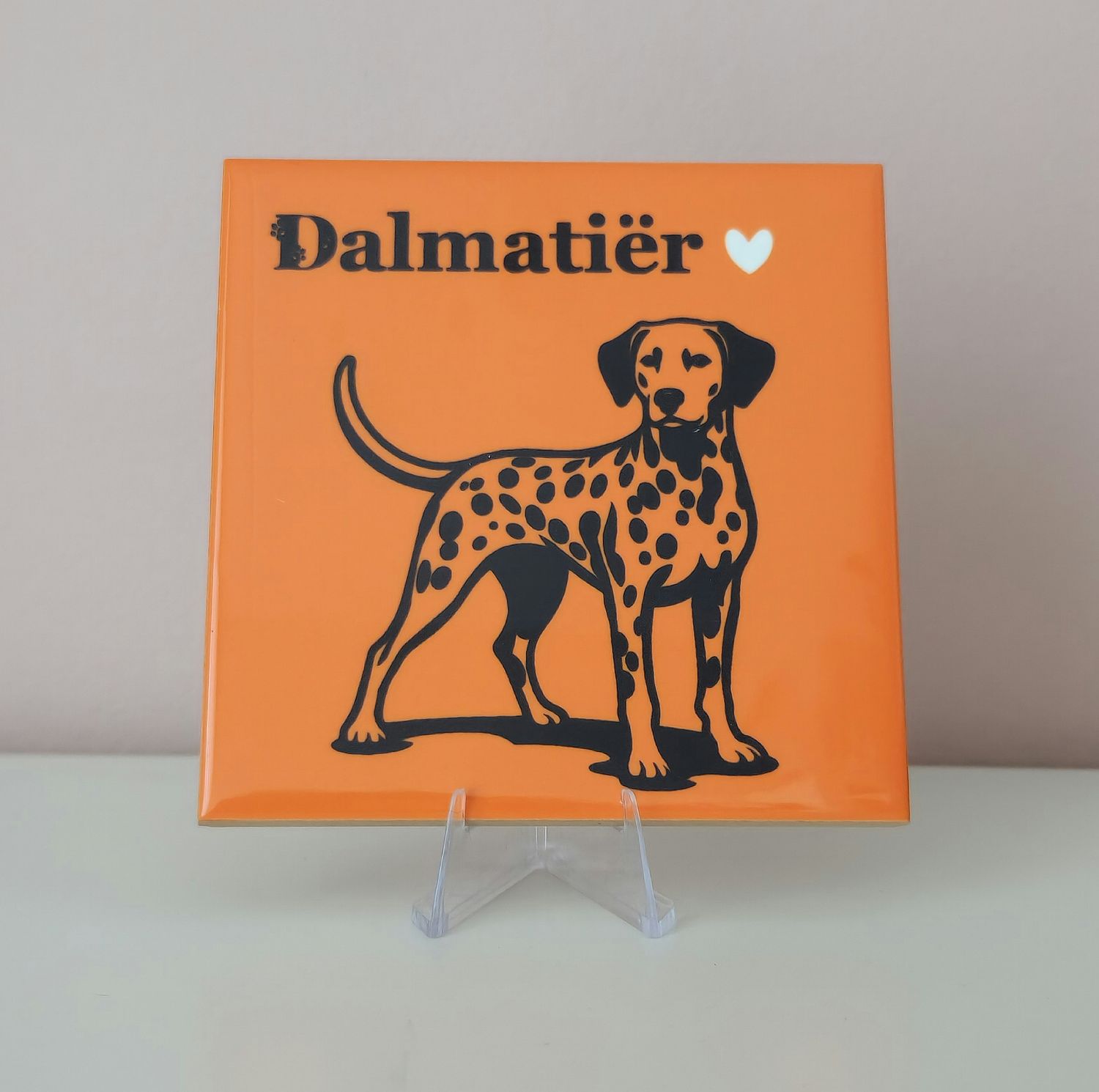 tegeltje Dalmatiër