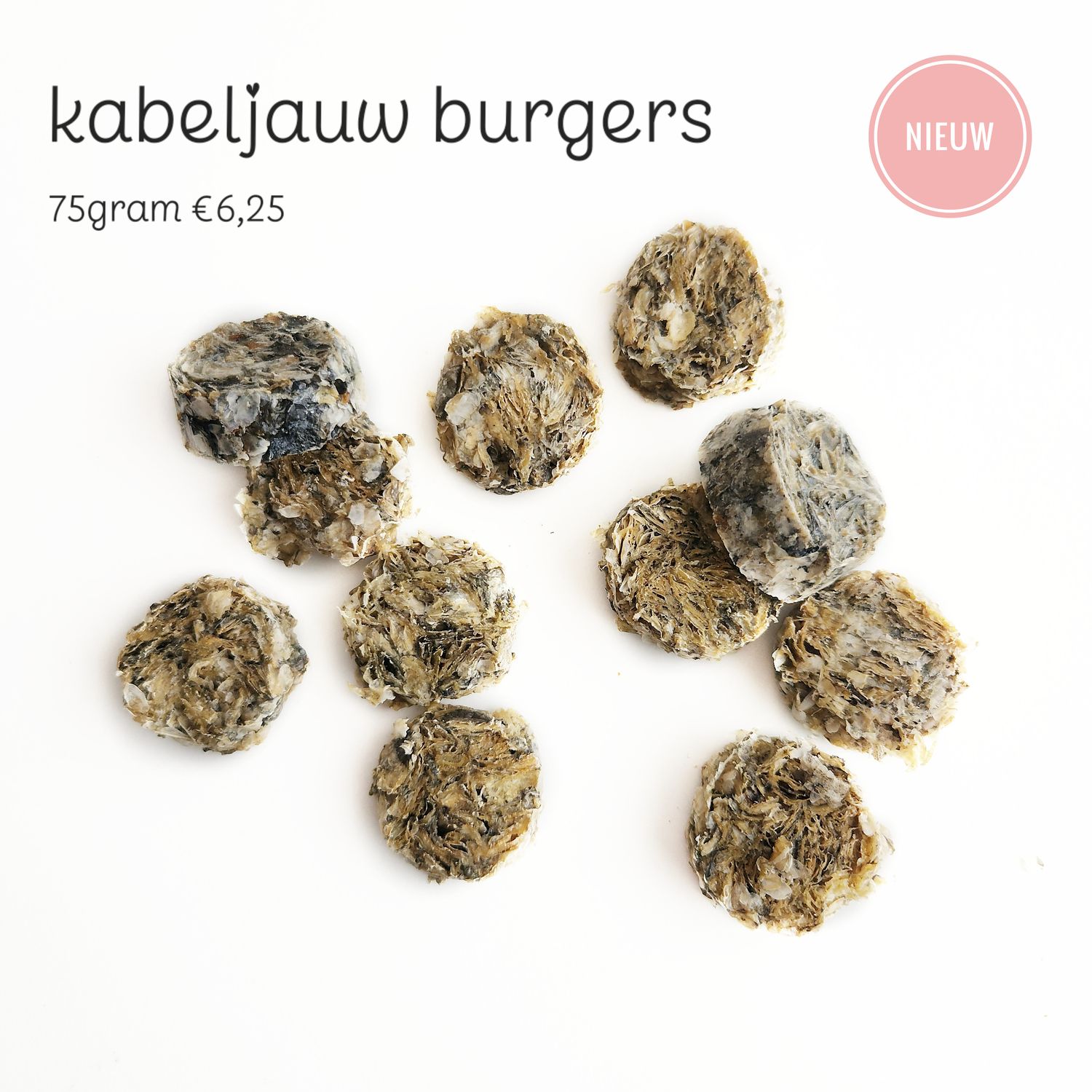 Kabeljauwhuid burgers