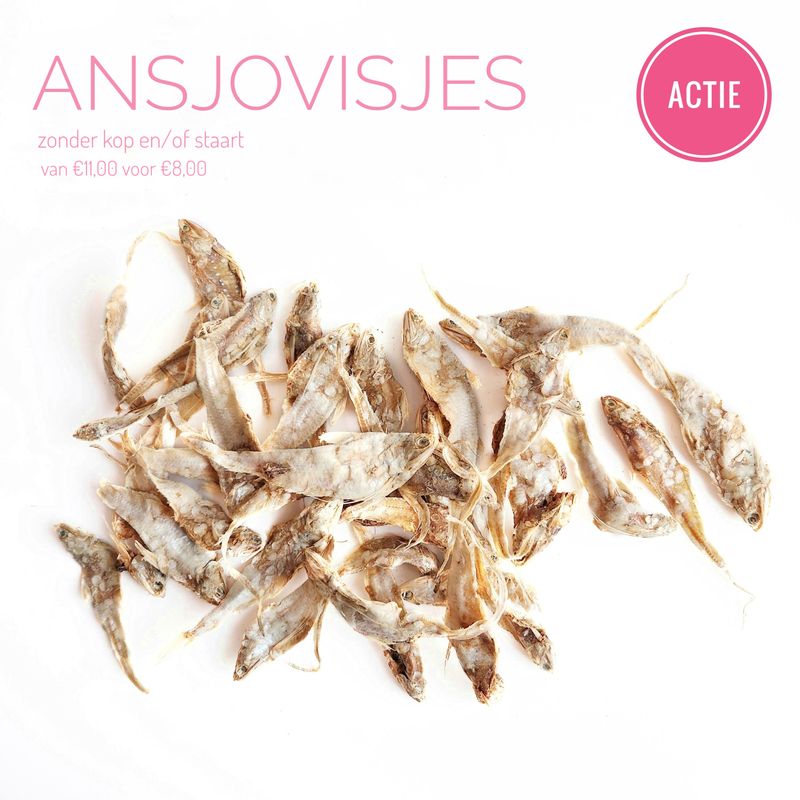 ansjovisjes (zonder kop of staart) * actie *