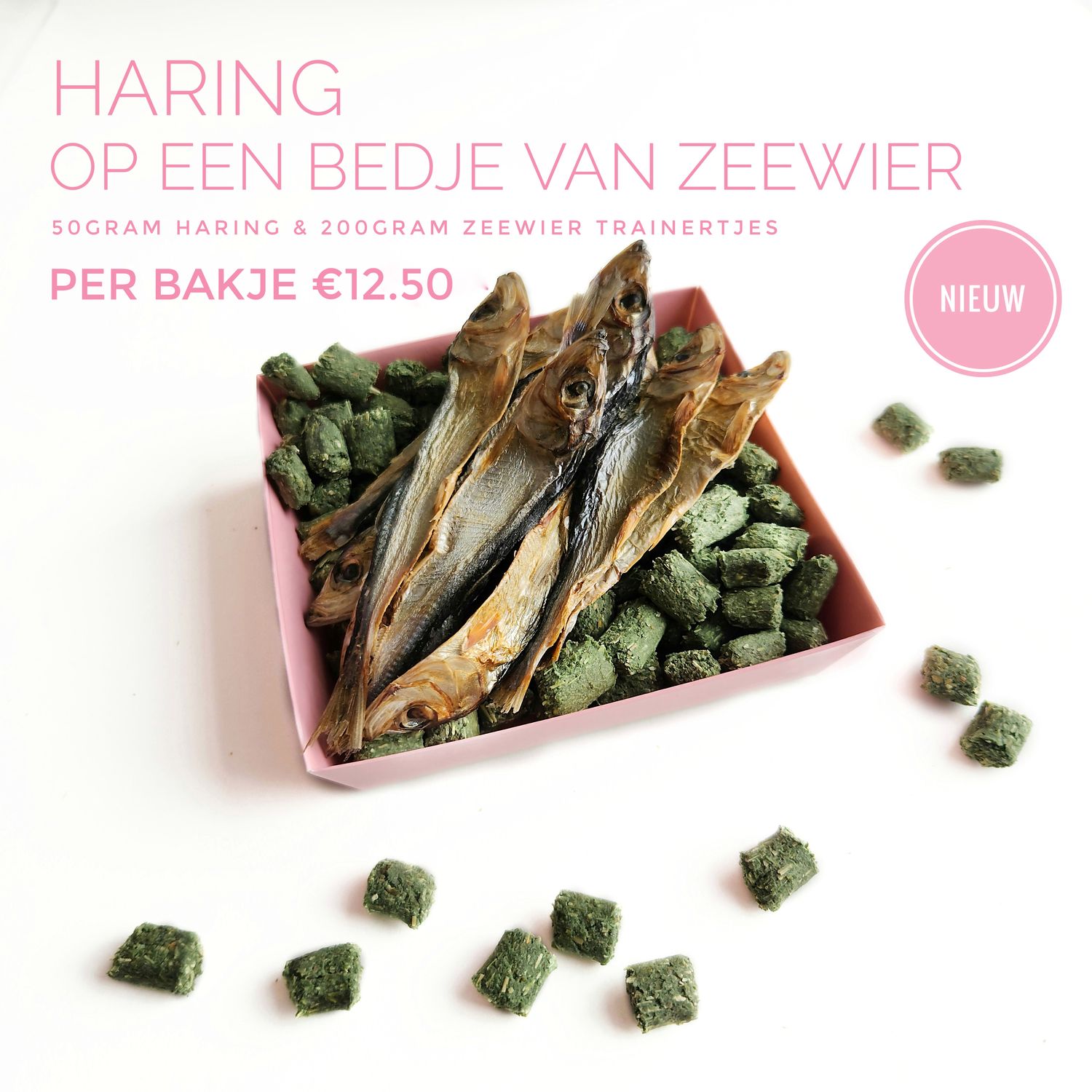 Haring op een bedje van zeewier