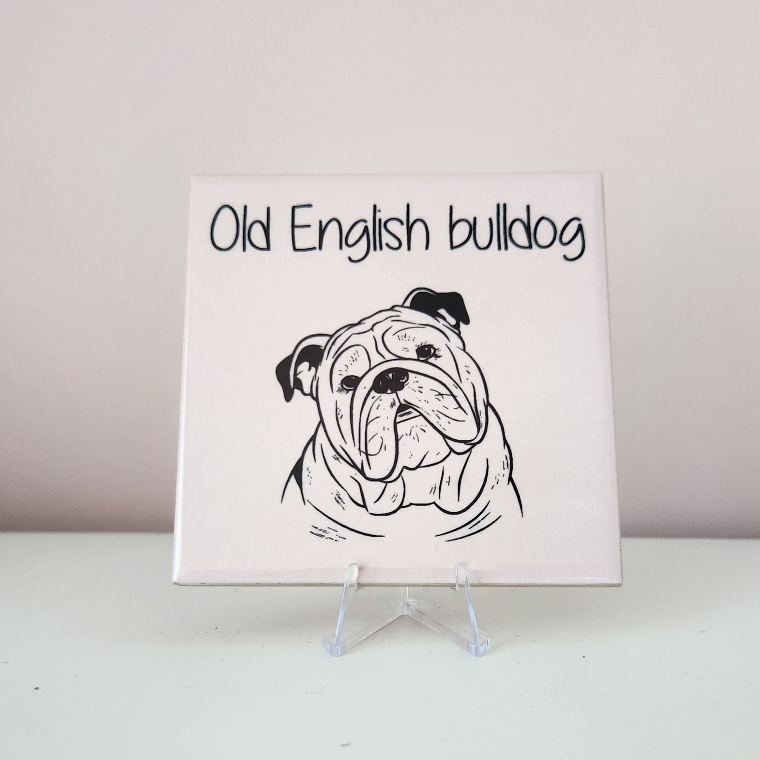 tegeltje Old English Bulldog
