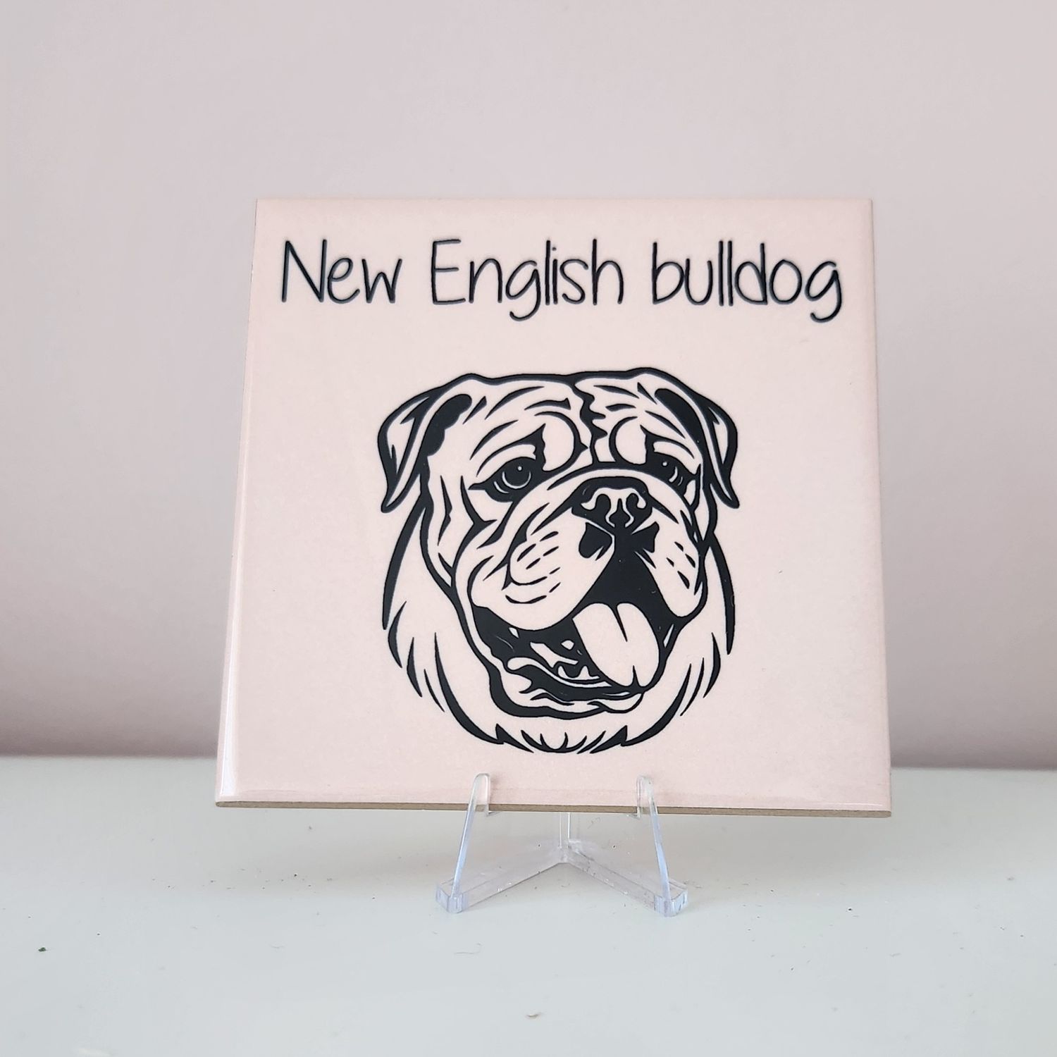 tegeltje New English Bulldog