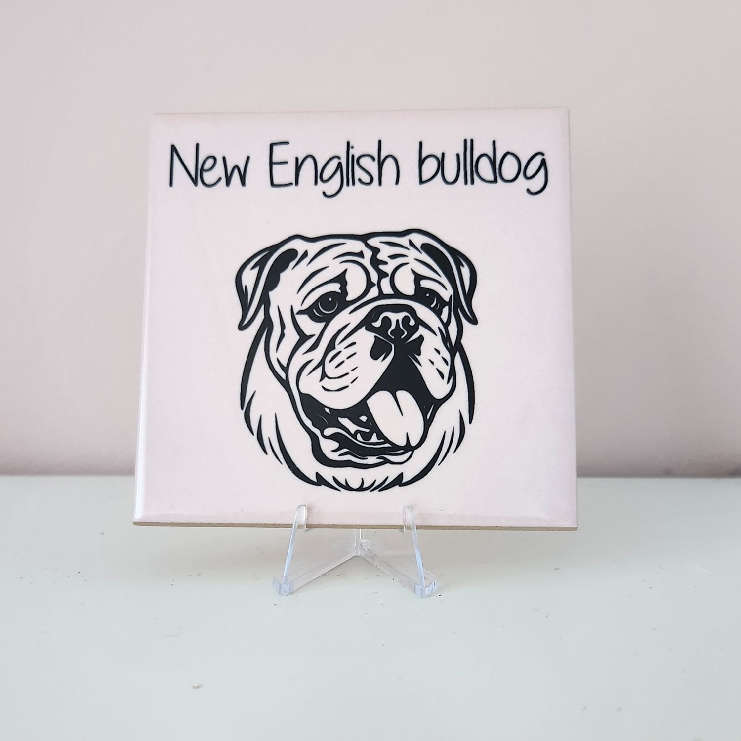 tegeltje New English Bulldog