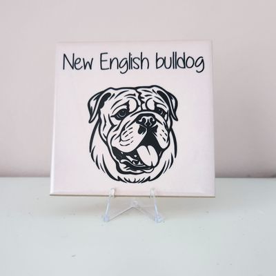 tegeltje New English Bulldog 