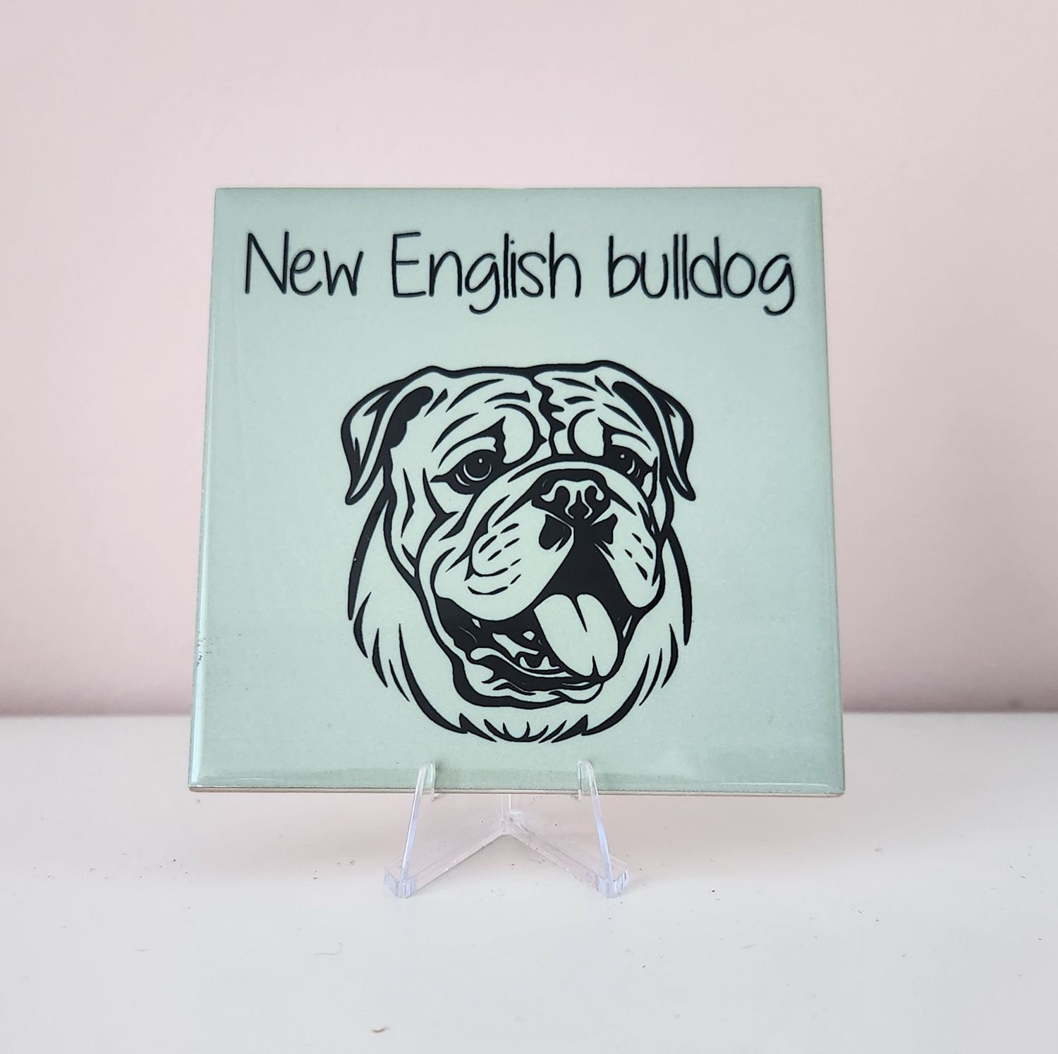 tegeltje New English Bulldog