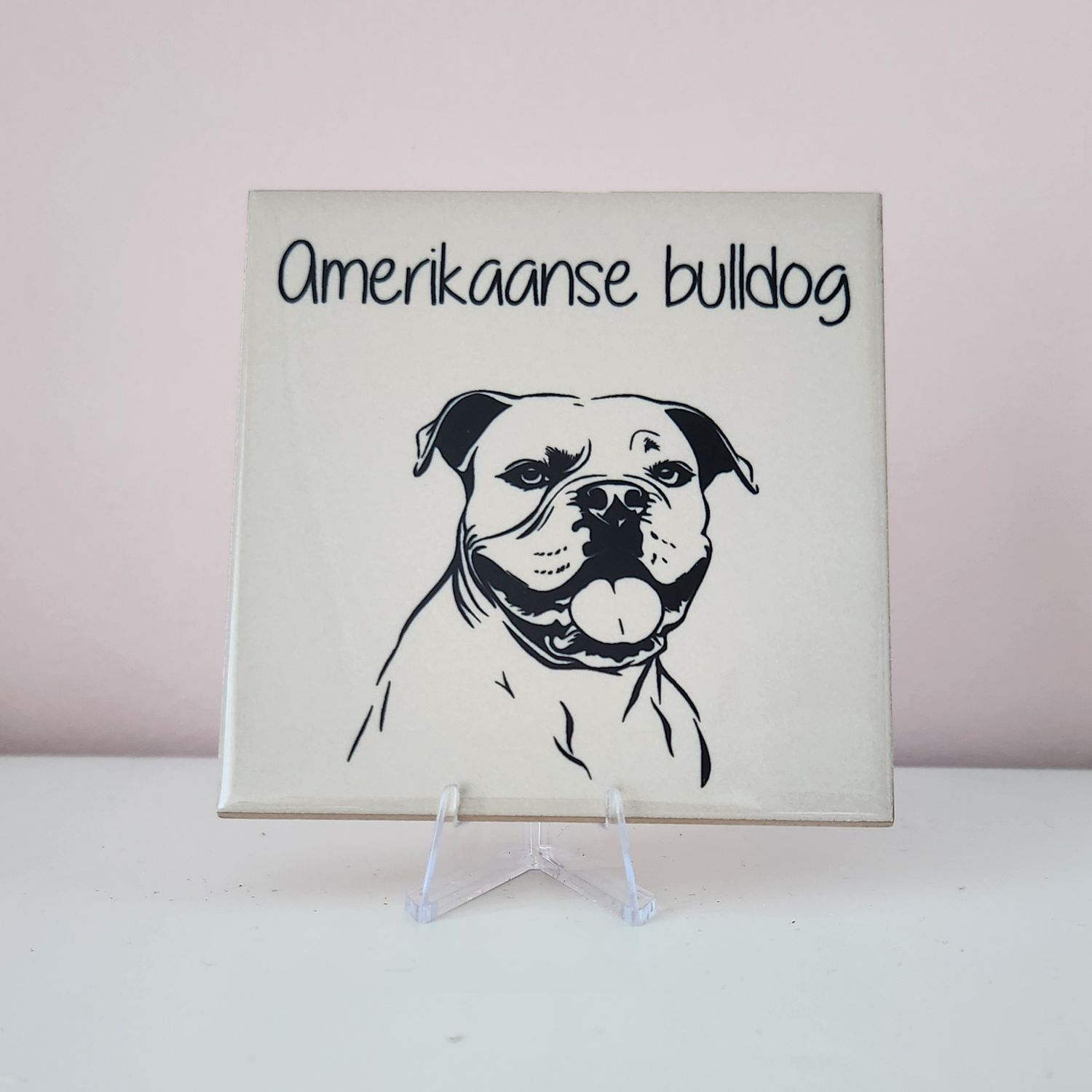 tegeltje Amerikaanse Bulldog