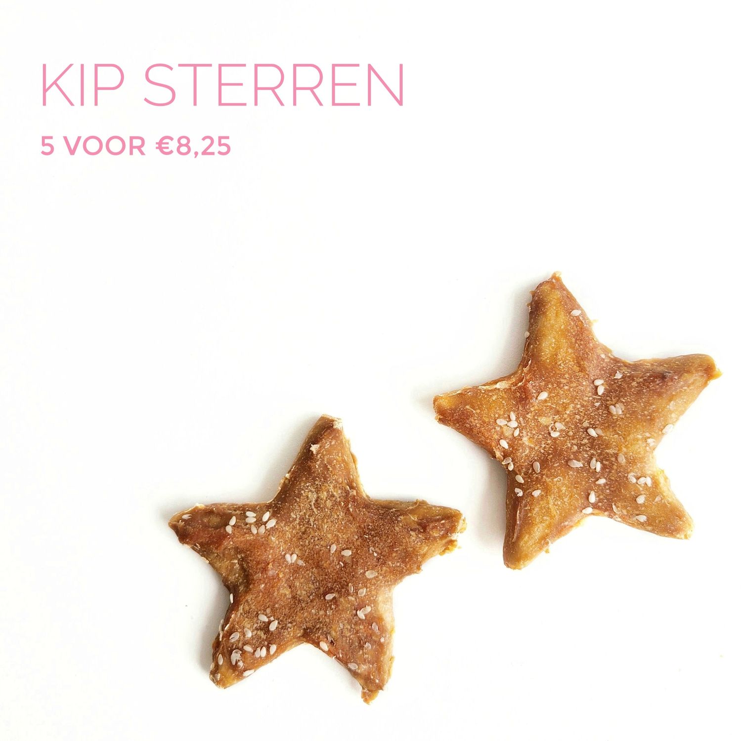 Kip sterren 5stuks