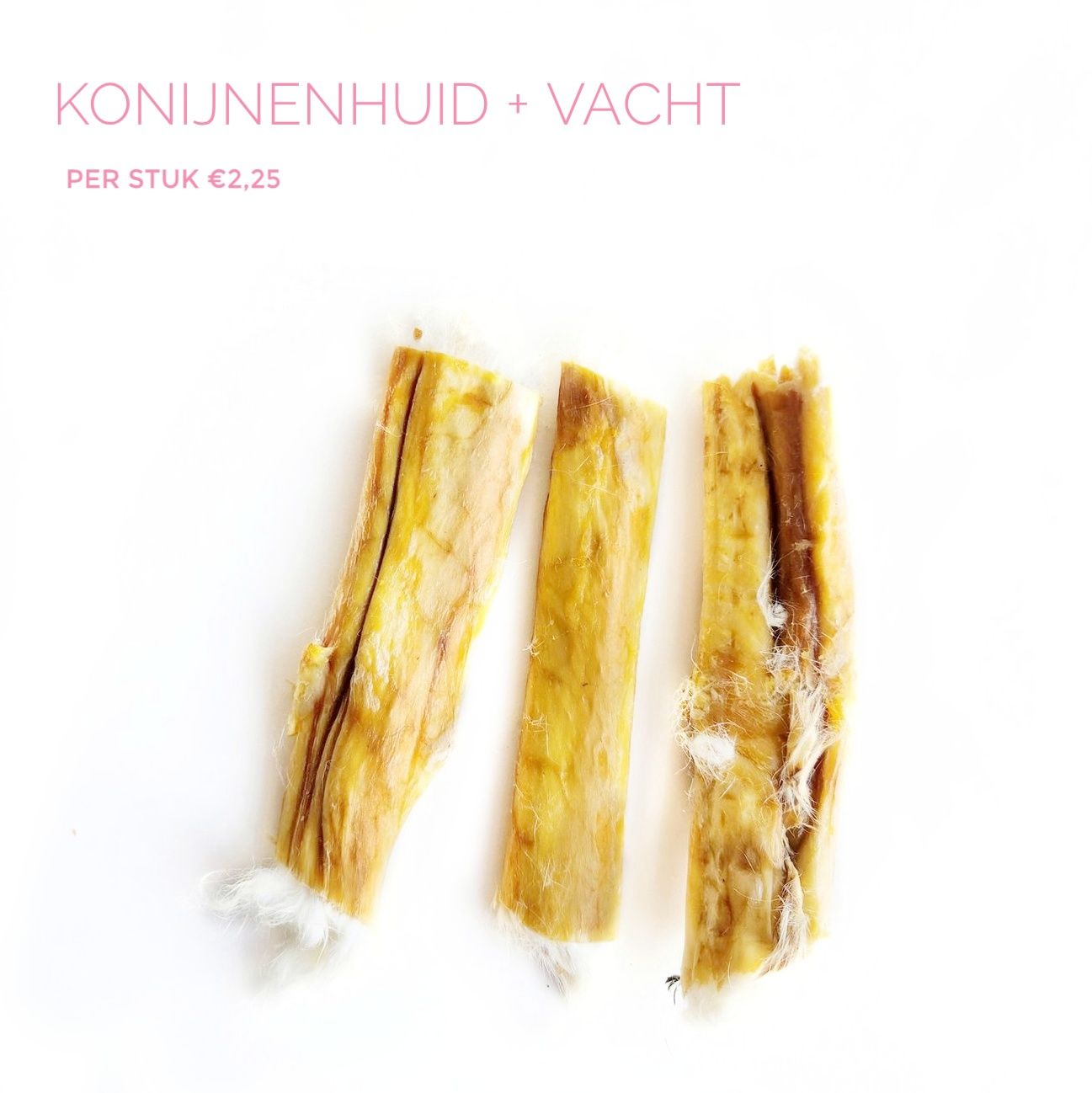 konijnenhuid + vacht