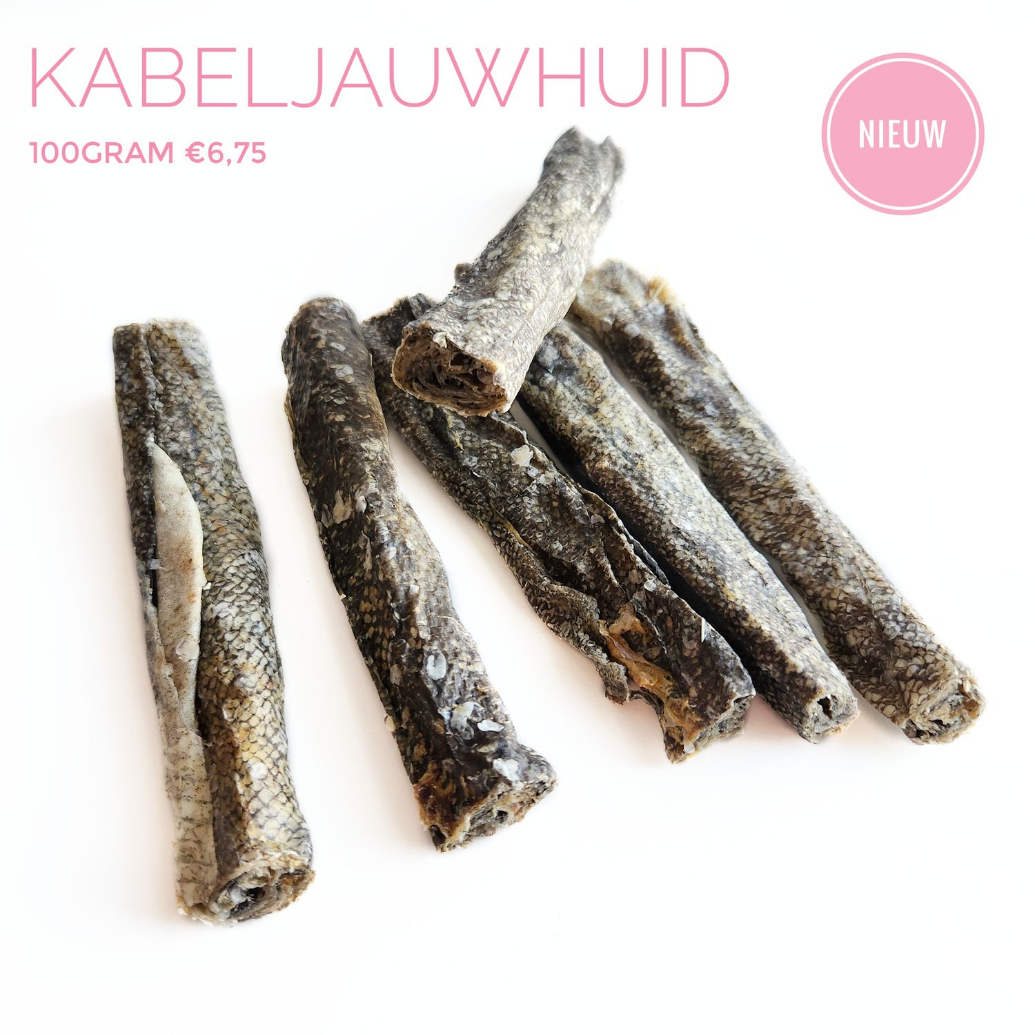 Kabeljauwhuid sticks