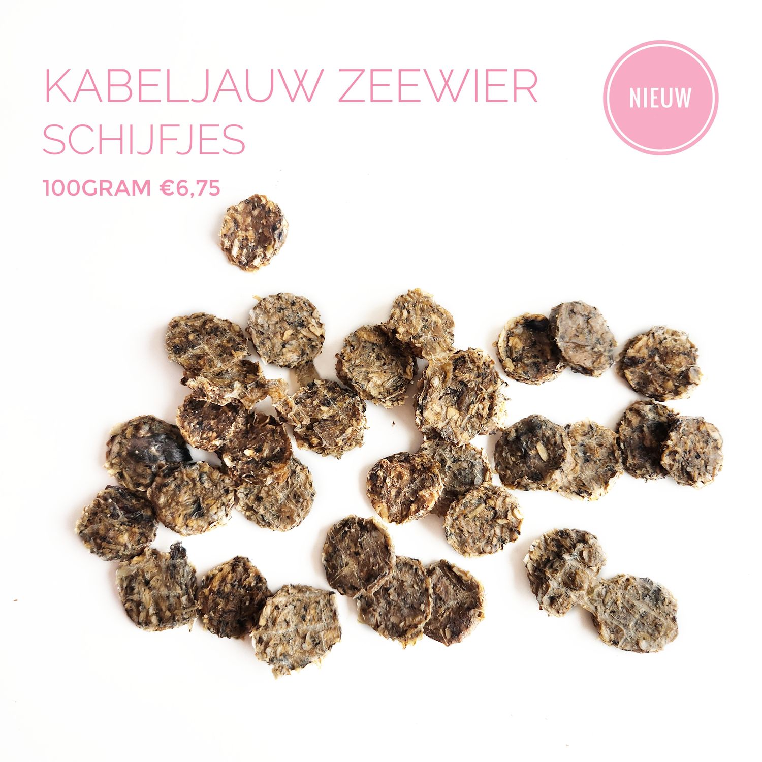 Kabeljauw zeewier schijfjes