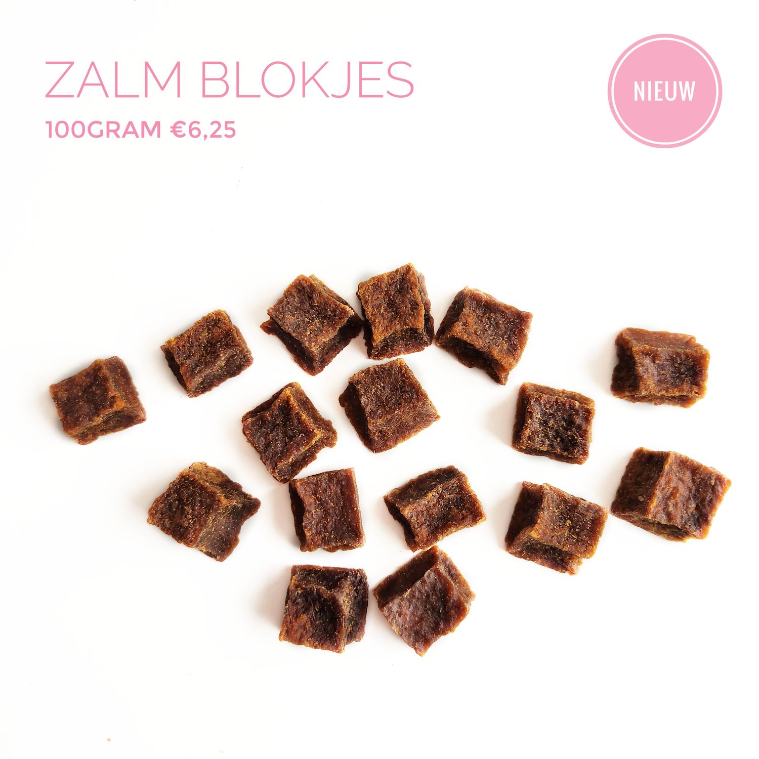 Zalm blokjes