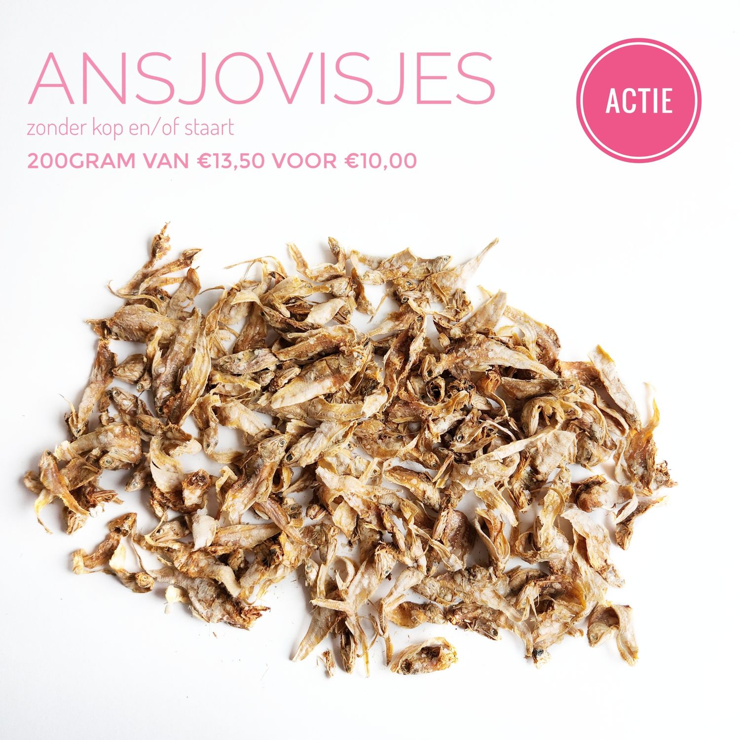 ansjovisjes (zonder kop of staart) * actie *