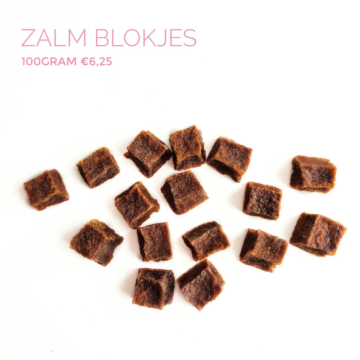 Zalm blokjes
