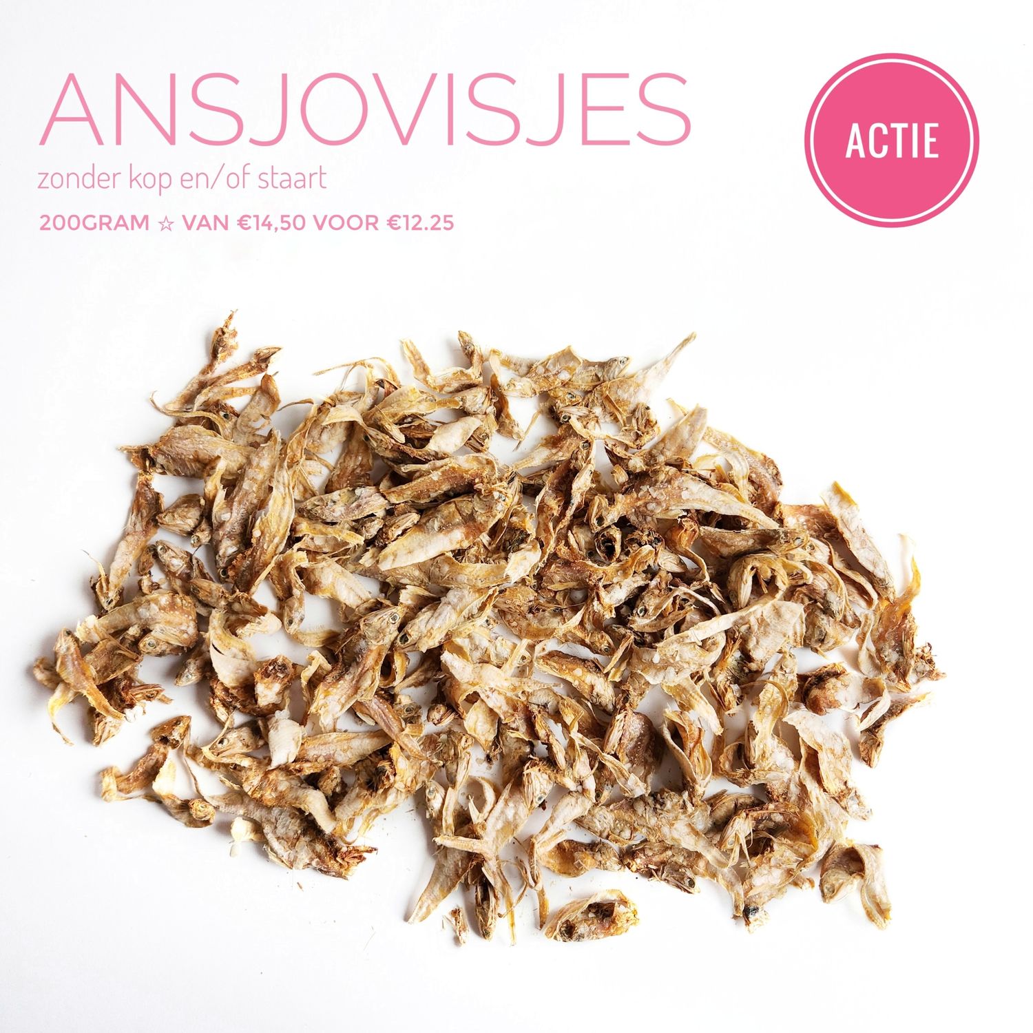 ansjovisjes (zonder kop of staart) * actie *