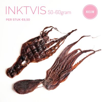 Inktvis 50-60gram