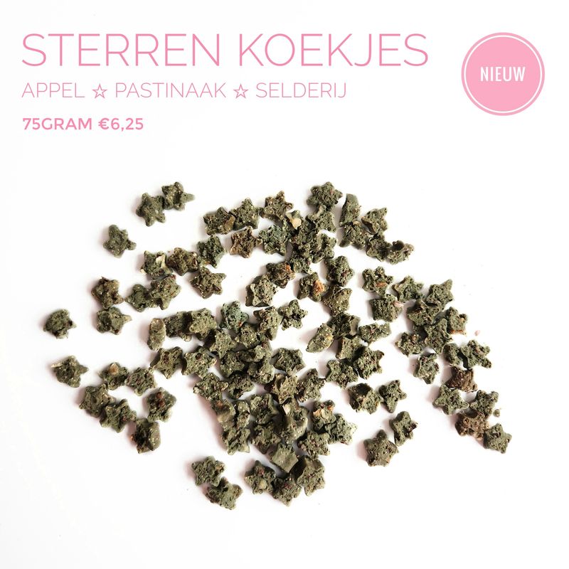 sterren koekjes (groen)