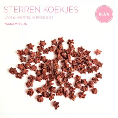 sterren koekjes (rood)
