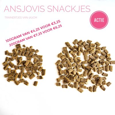ansjovis snackjes 200gram