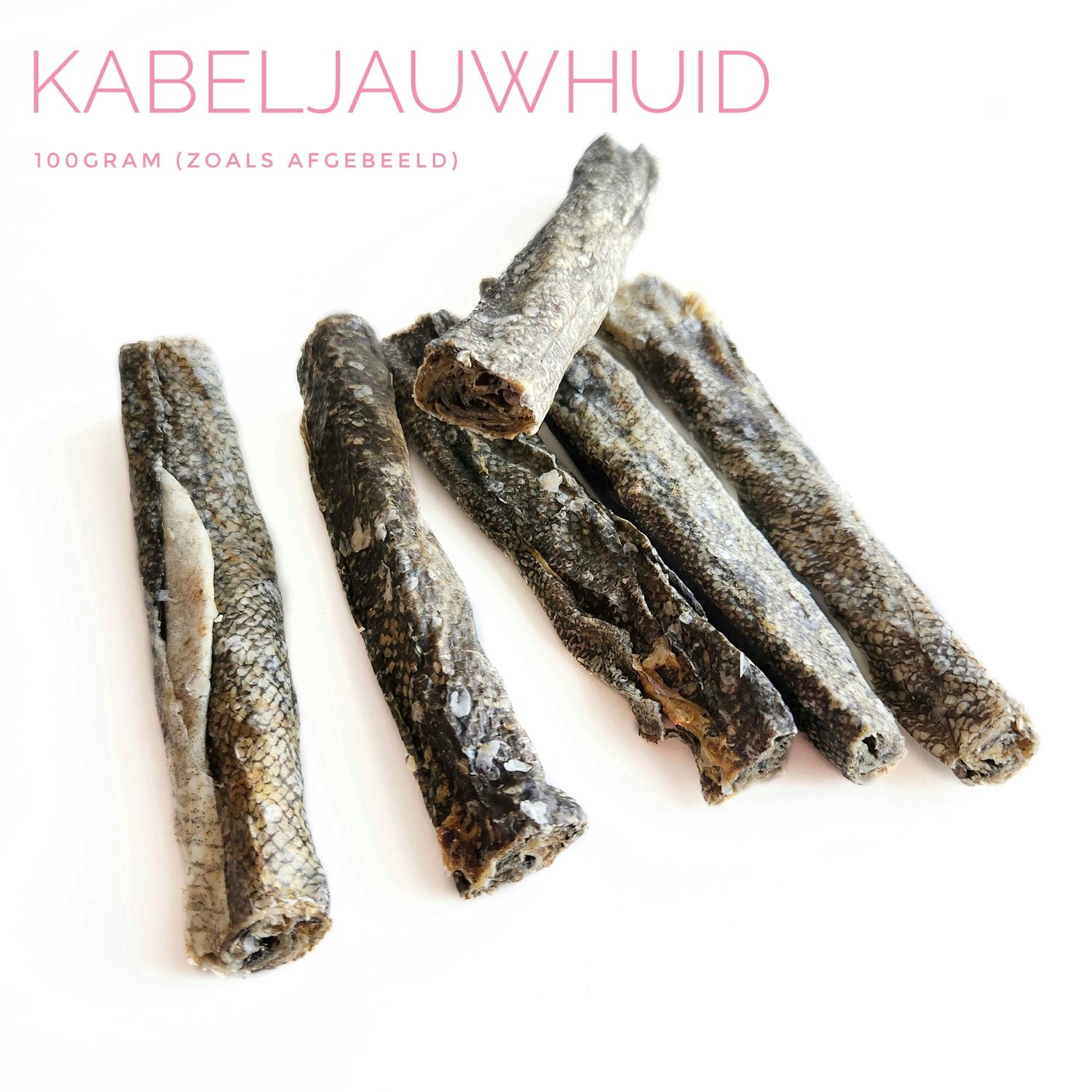 Kabeljauw huid sticks