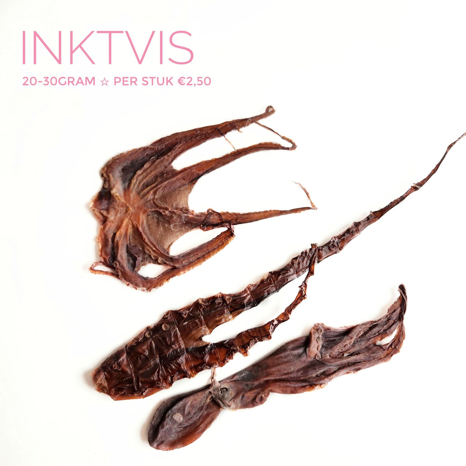 Inktvis 20-30gram