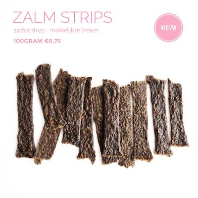 zalm strips (zacht)