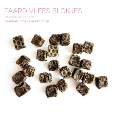 Paard vlees blokjes Paard vlees blokjes