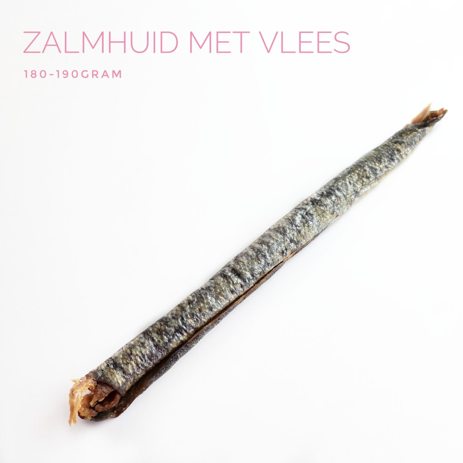 Zalmhuid met vlees 180-190 gram