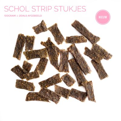Schol strip stukjes (zacht)