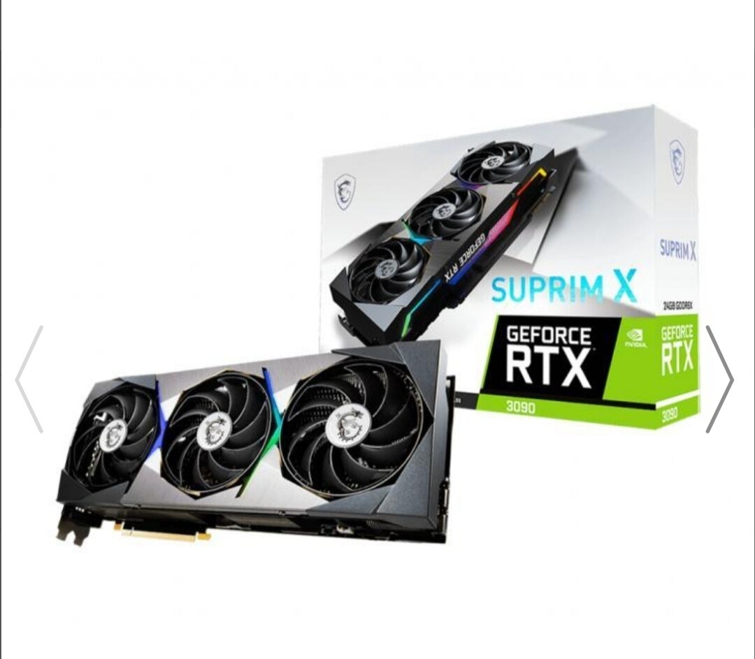 Placa video MSI GeForce RTX 3090 SUPRIM X 24GB GDDR6X 384-bit RTX 3090 SUPRIM X 24G