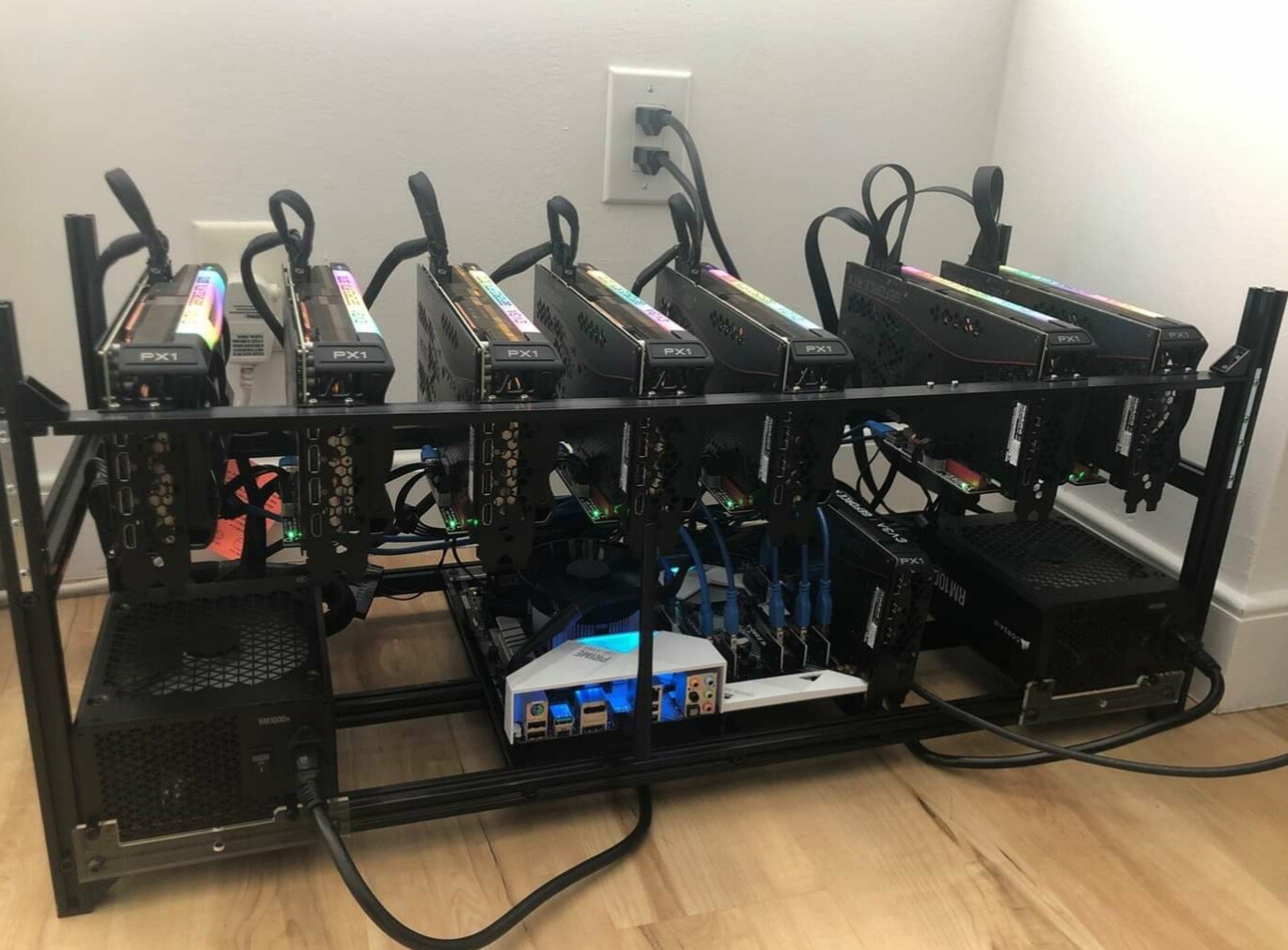 PLATFORMA MINERA 6X RTX 3070